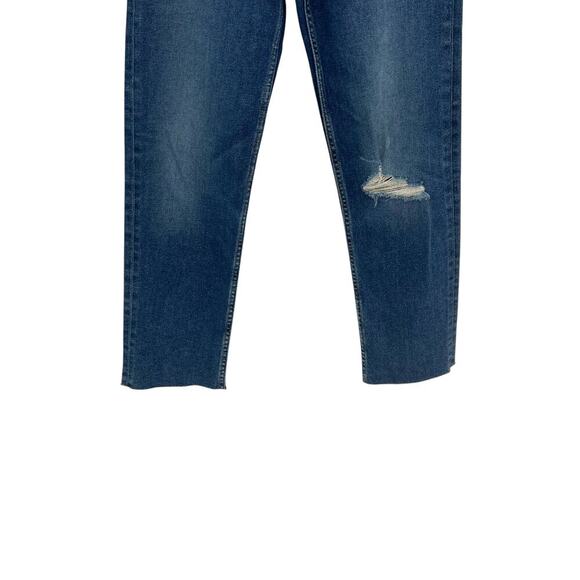 RE/DONE 70s Stove Pipe Jeans Worn True Indigo Blue Denim Size 26 - Picture 6 of 15